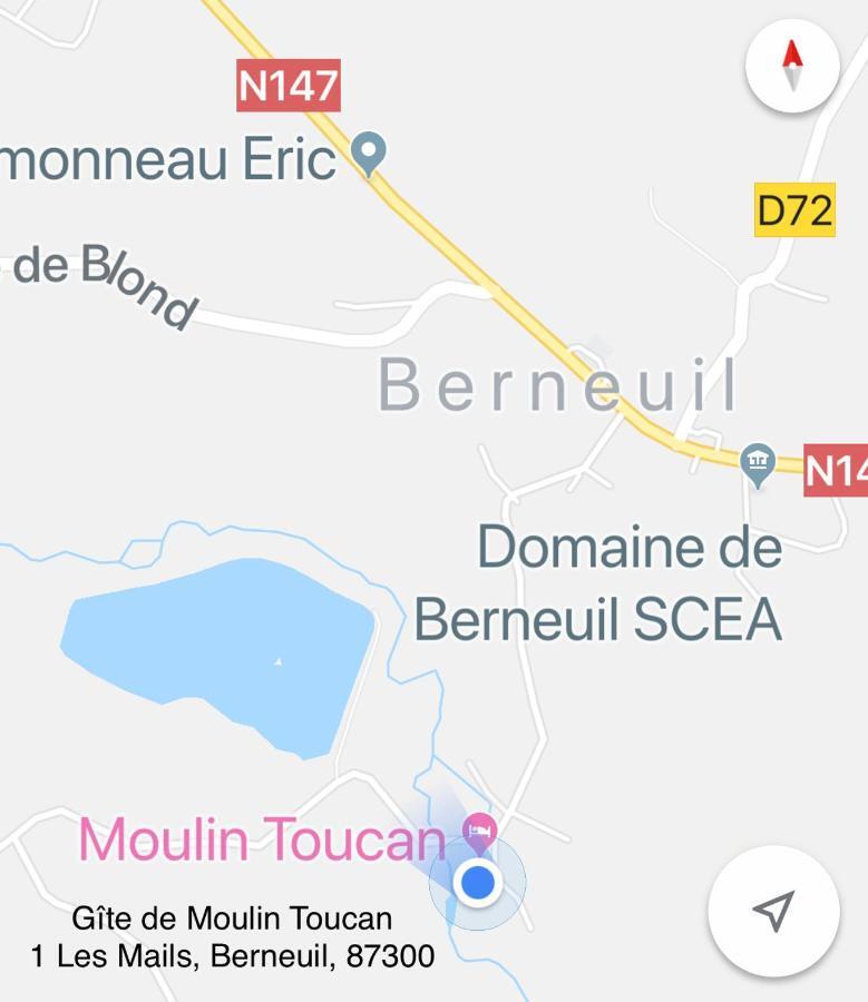 Gite Du Moulin Toucan Berneuil  Екстериор снимка